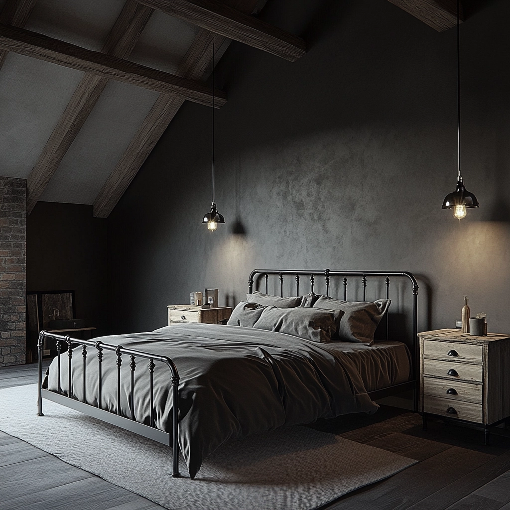 masculine farmhouse bedroom 7