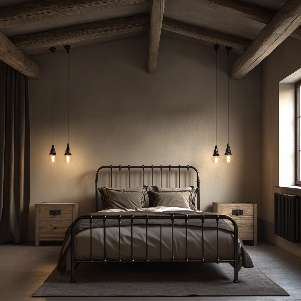 masculine farmhouse bedroom 8