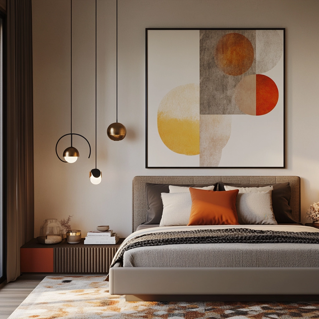 mid century farmhouse bedroom 19