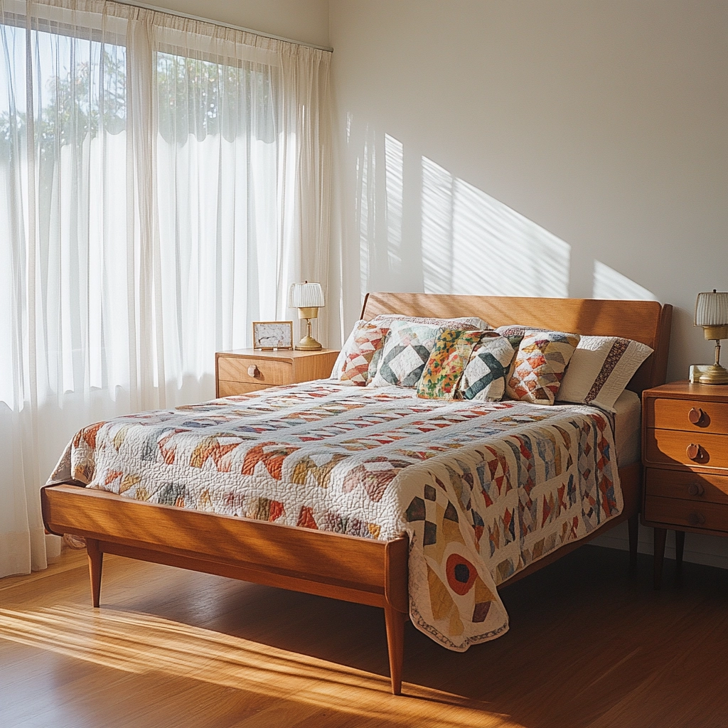 mid century farmhouse bedroom 2
