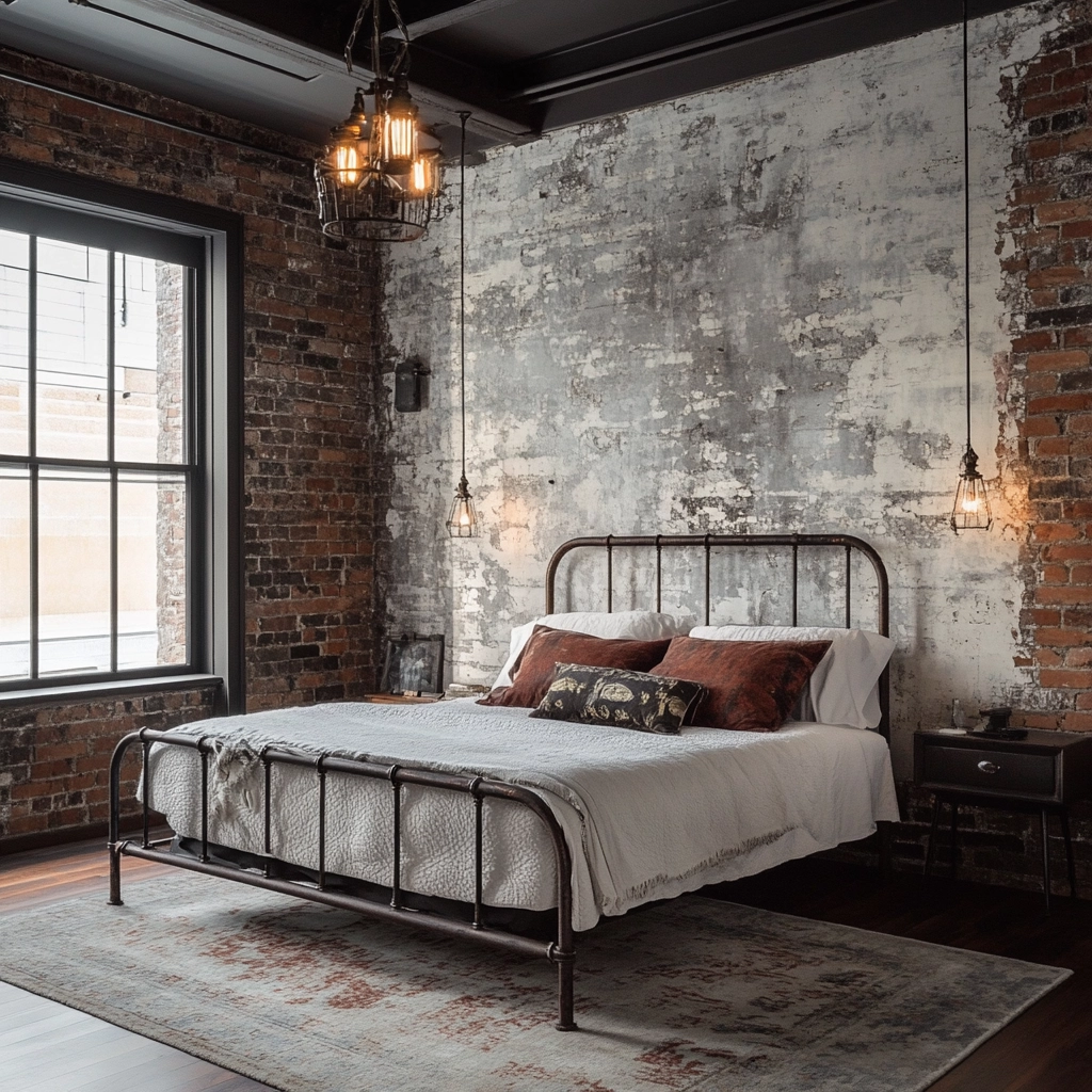 mid century farmhouse bedroom 22