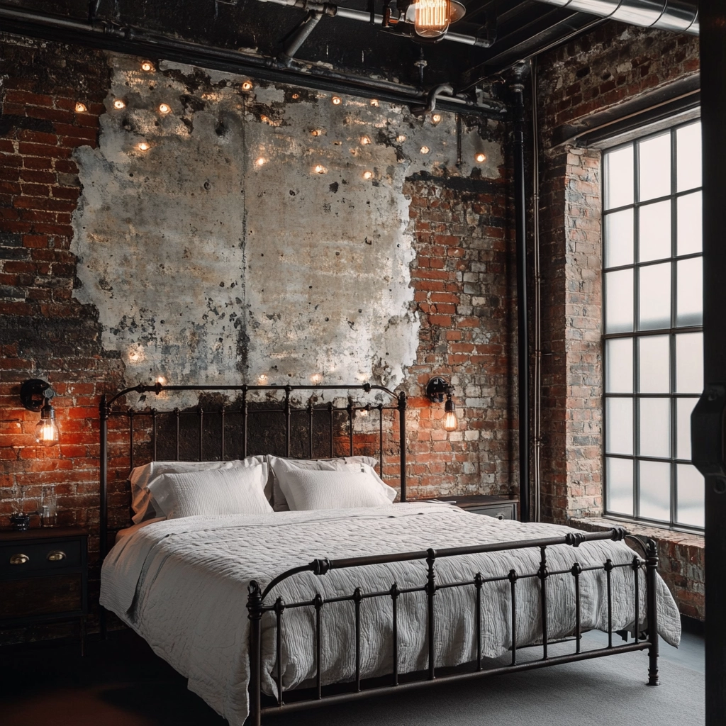 mid century farmhouse bedroom 23