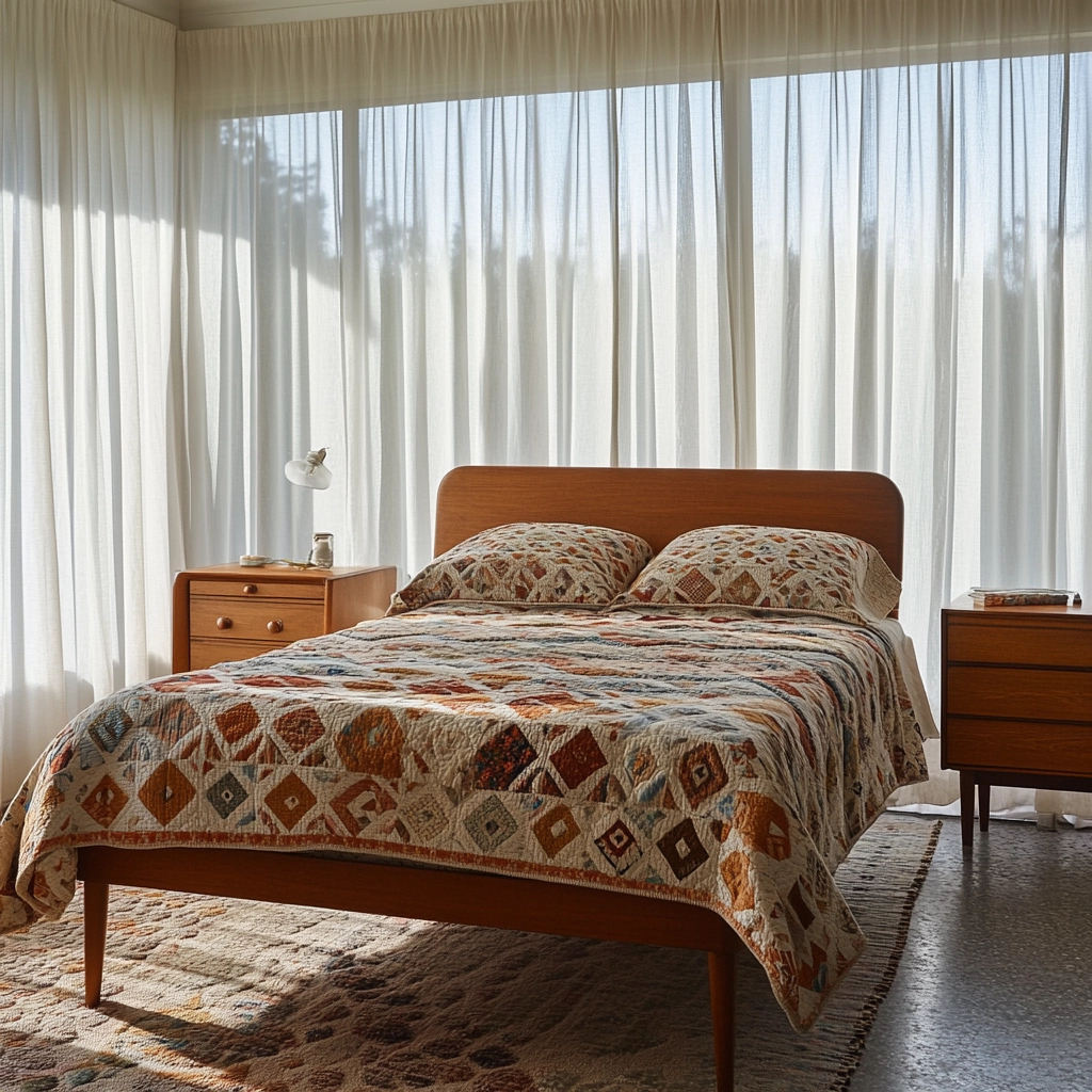mid century farmhouse bedroom 3