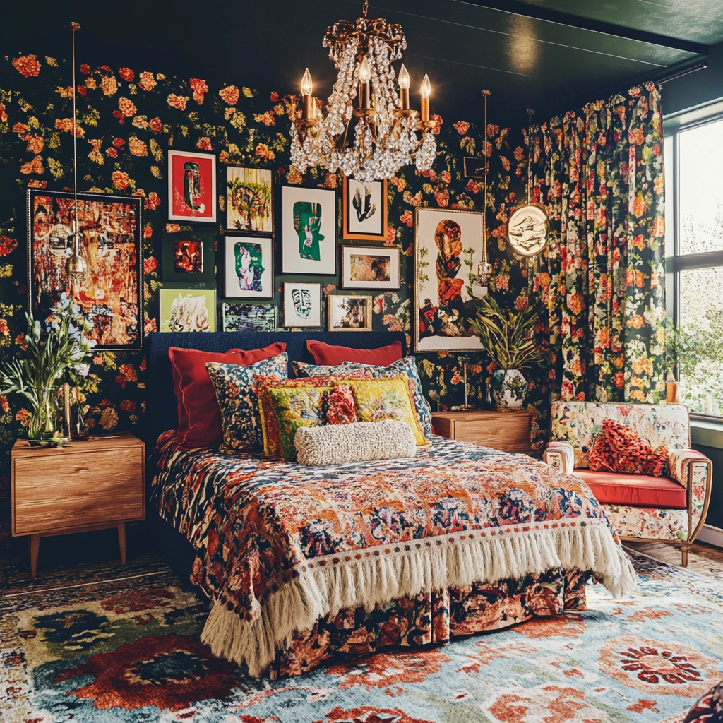 mid century farmhouse bedroom 41