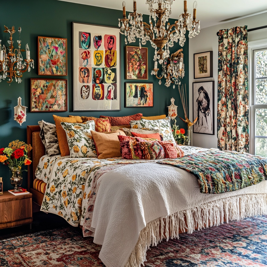 mid century farmhouse bedroom 42