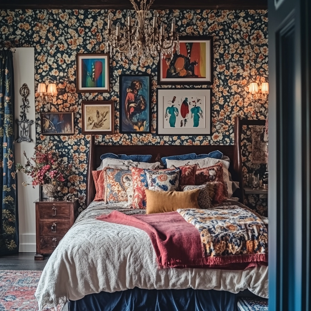 mid century farmhouse bedroom 43