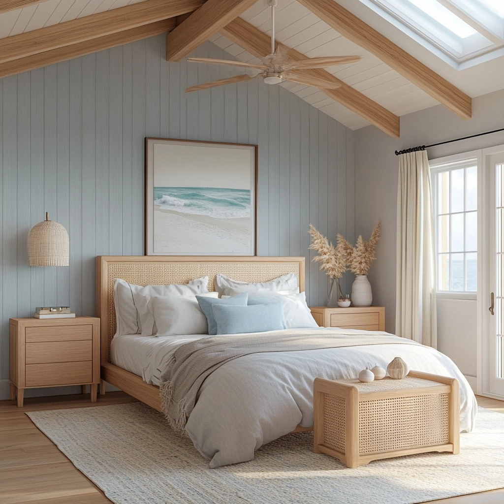 mid century farmhouse bedroom 45