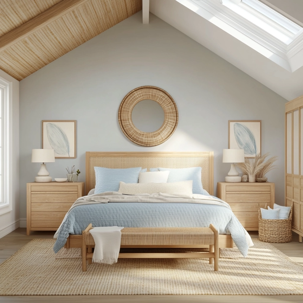 mid century farmhouse bedroom 47