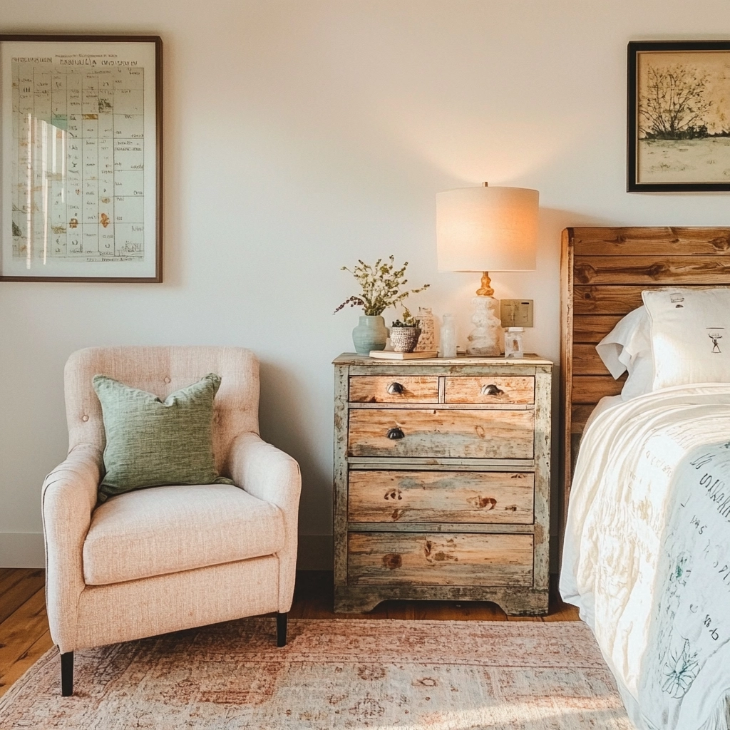 mid century farmhouse bedroom 5