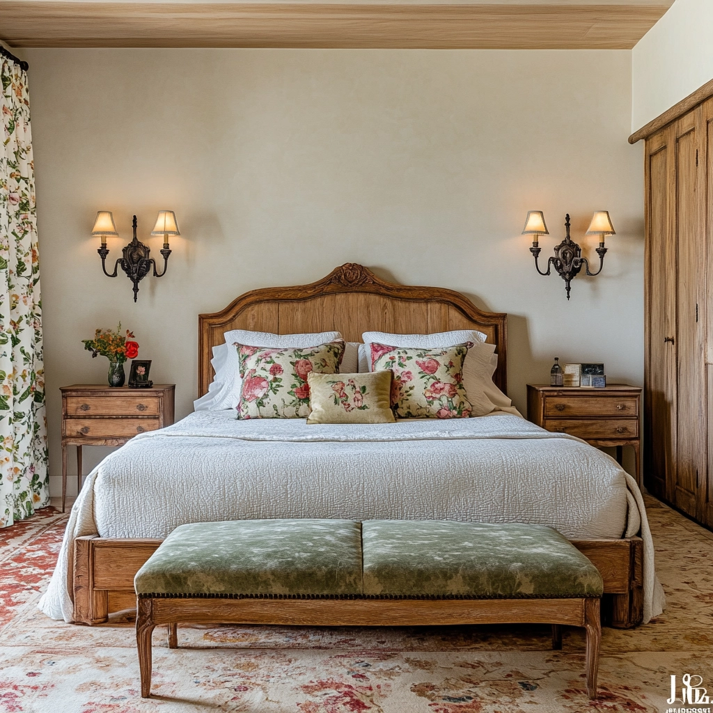 mid century farmhouse bedroom 54