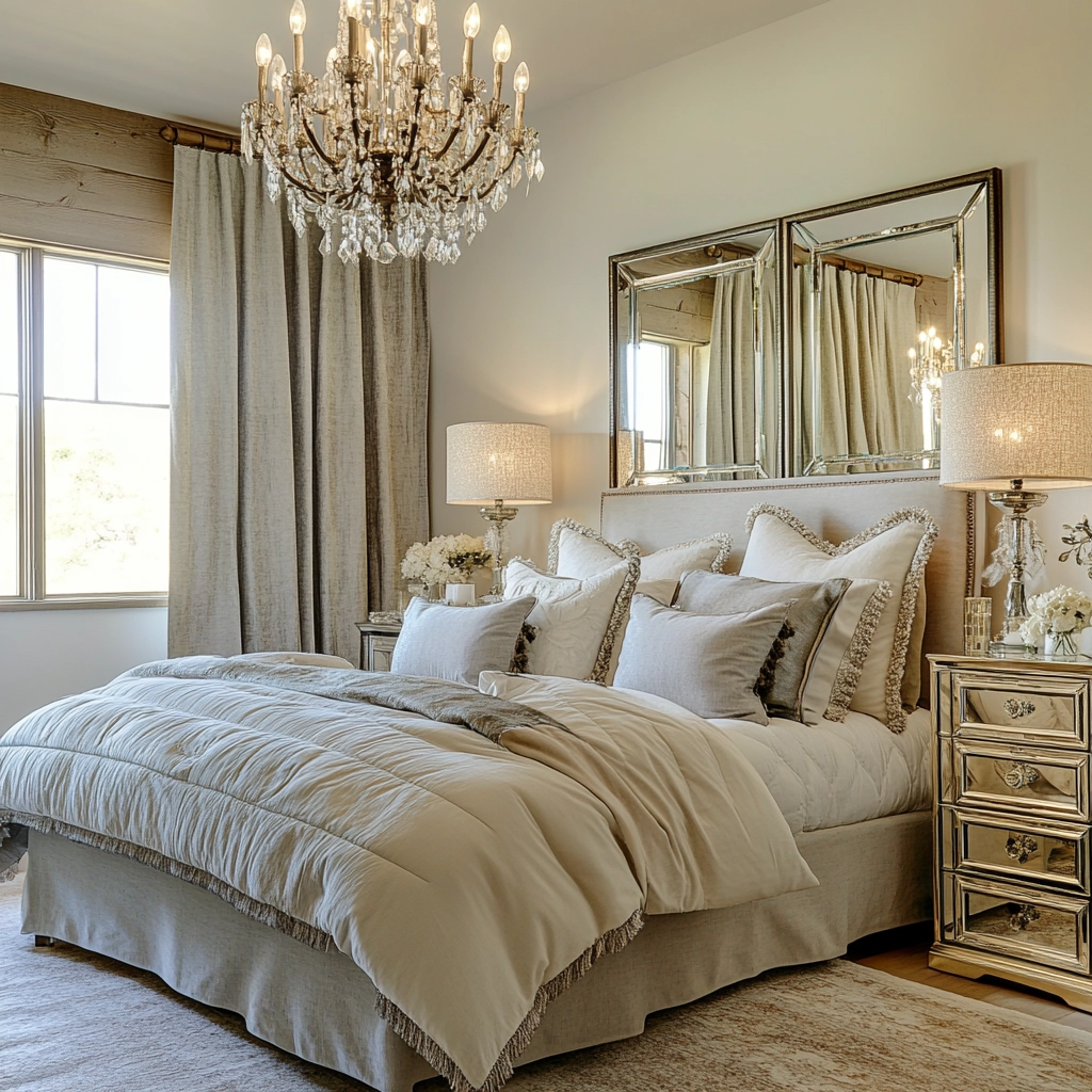 mid century farmhouse bedroom 57