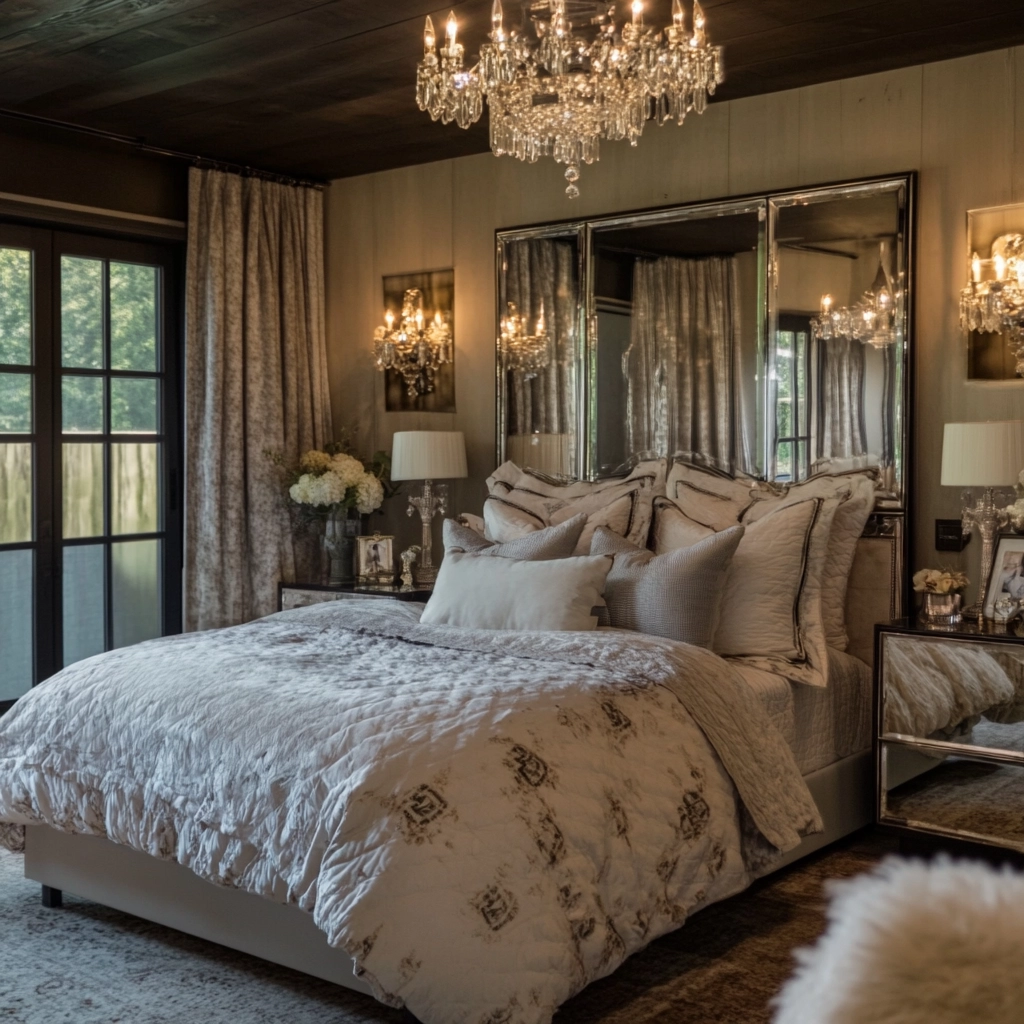 mid century farmhouse bedroom 58