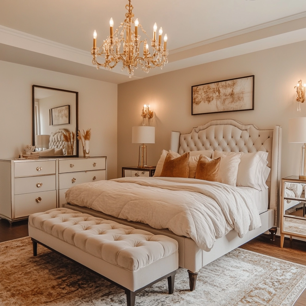 mid century farmhouse bedroom 60