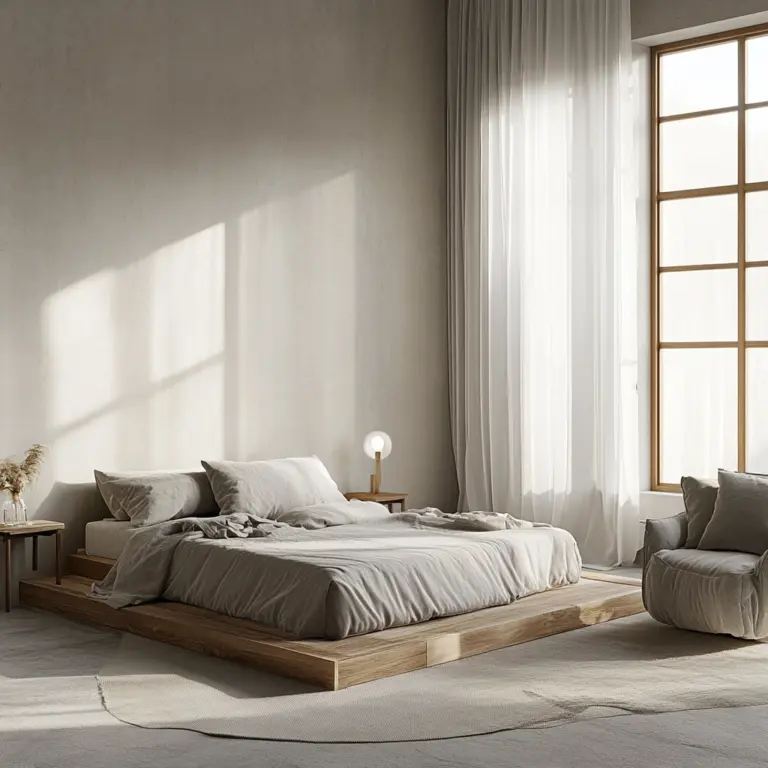 minimalist farmhouse bedroom 1