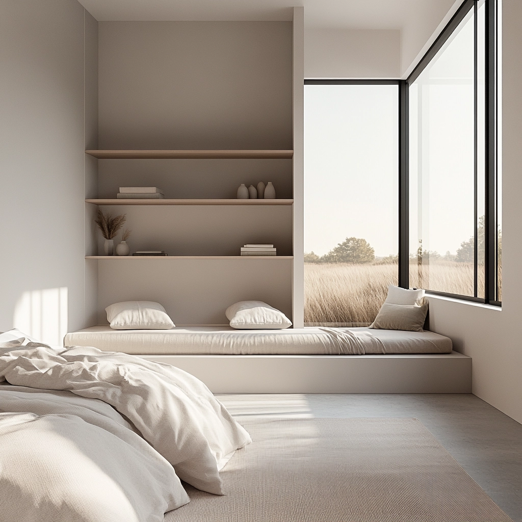 minimalist farmhouse bedroom 10