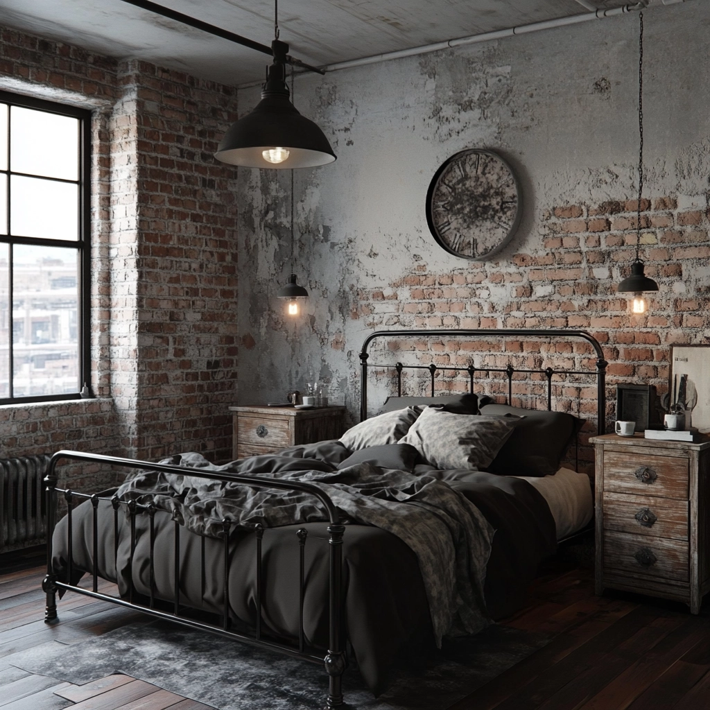 minimalist farmhouse bedroom 13
