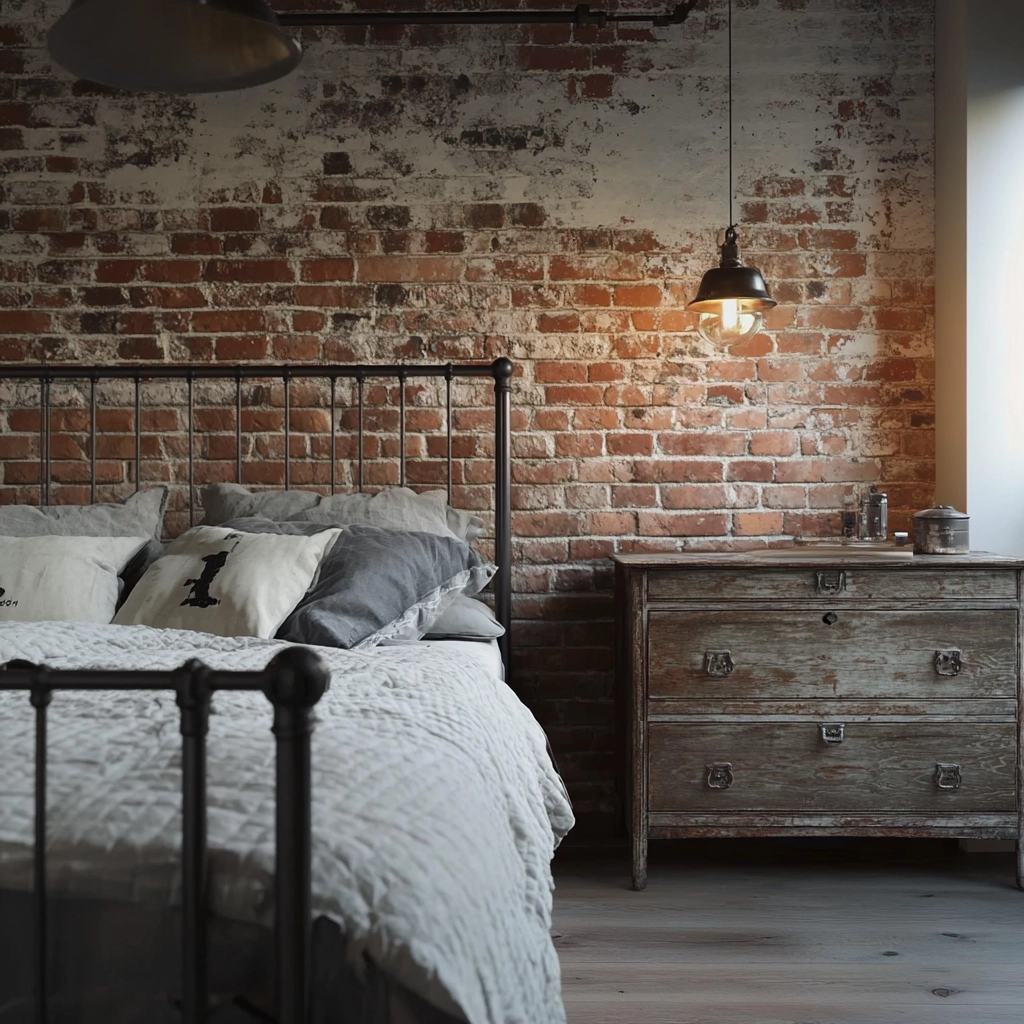 minimalist farmhouse bedroom 14