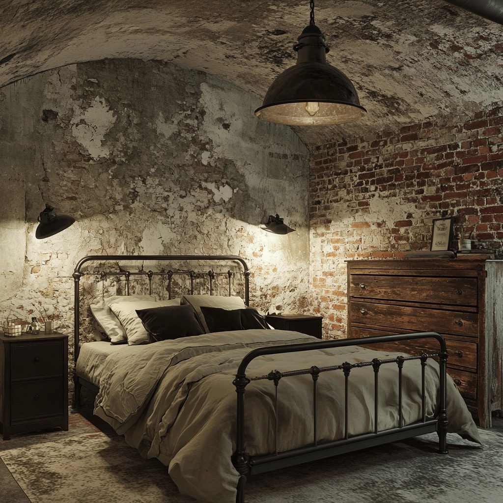 minimalist farmhouse bedroom 15