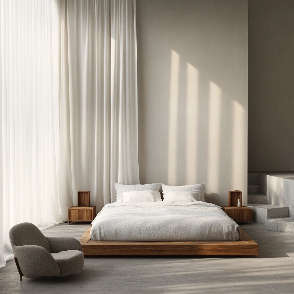 minimalist farmhouse bedroom 2