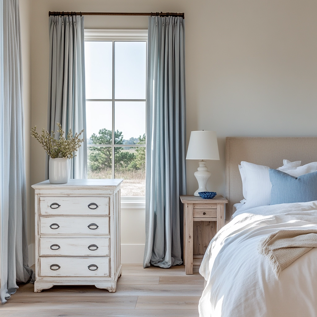 minimalist farmhouse bedroom 21