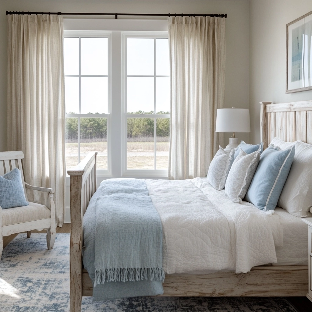 minimalist farmhouse bedroom 23