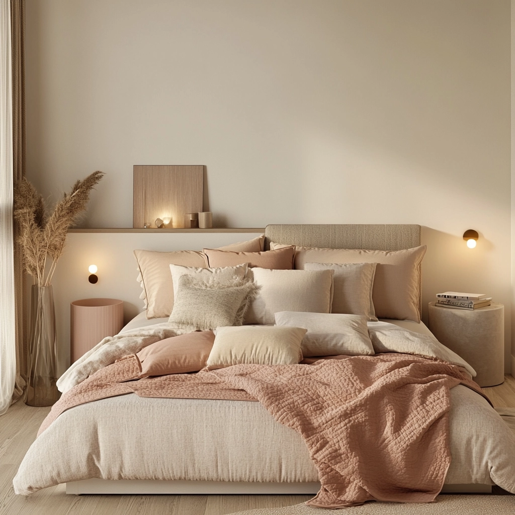 minimalist farmhouse bedroom 36