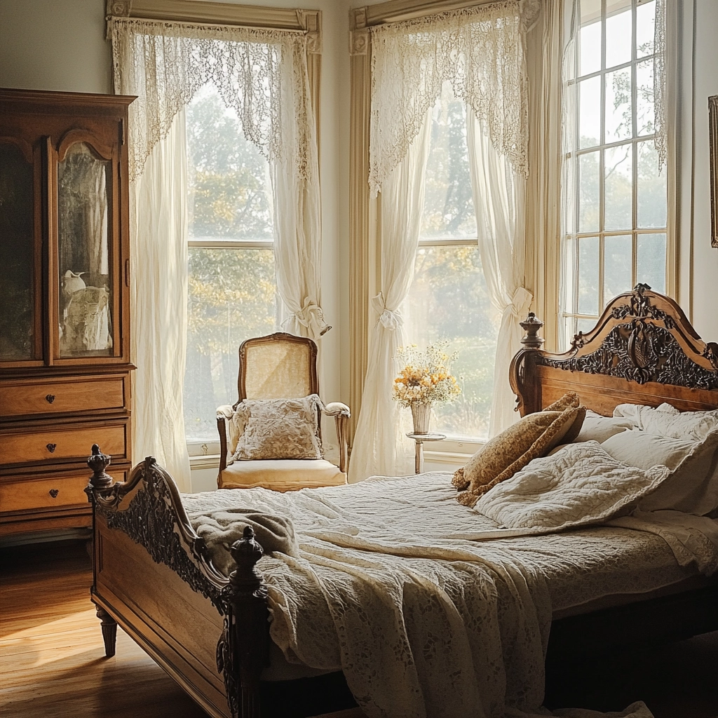 minimalist farmhouse bedroom 37
