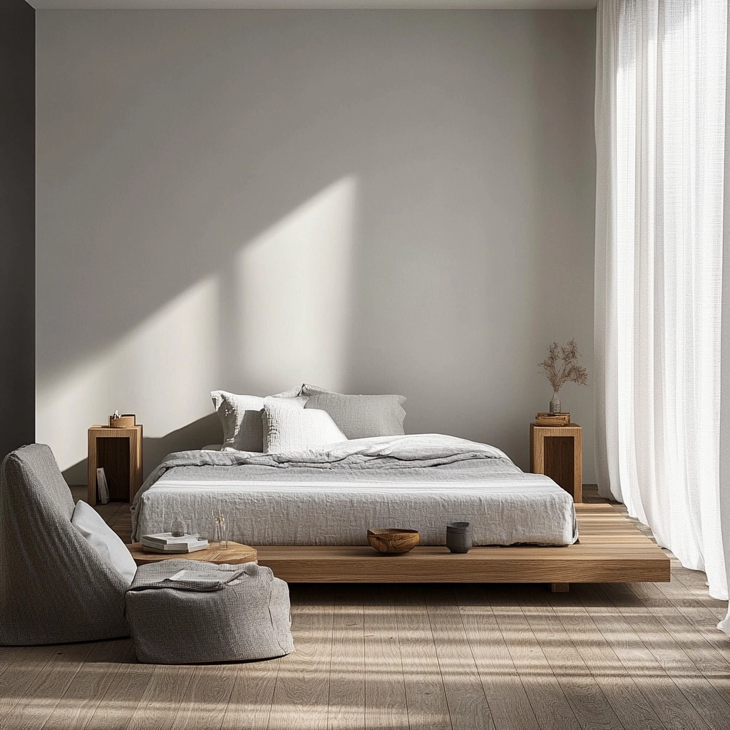 minimalist farmhouse bedroom 4