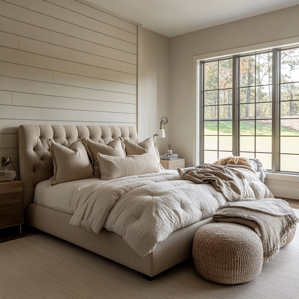 minimalist farmhouse bedroom 42