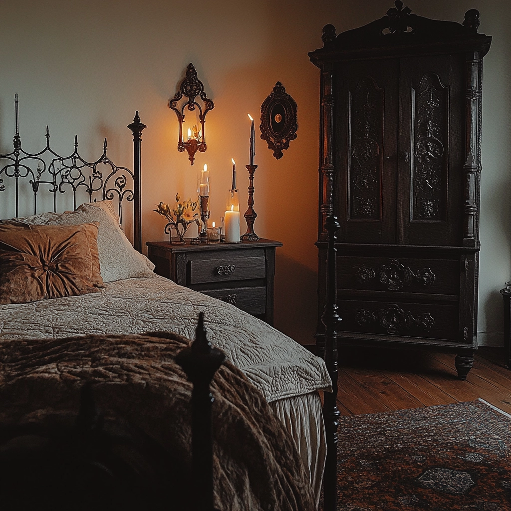 minimalist farmhouse bedroom 45