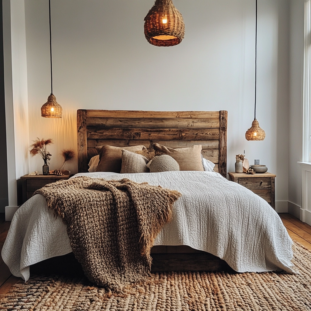 minimalist farmhouse bedroom 5