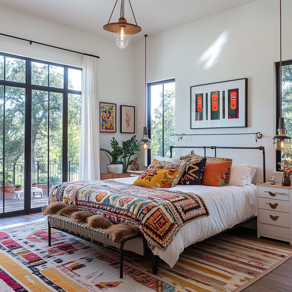 minimalist farmhouse bedroom 75