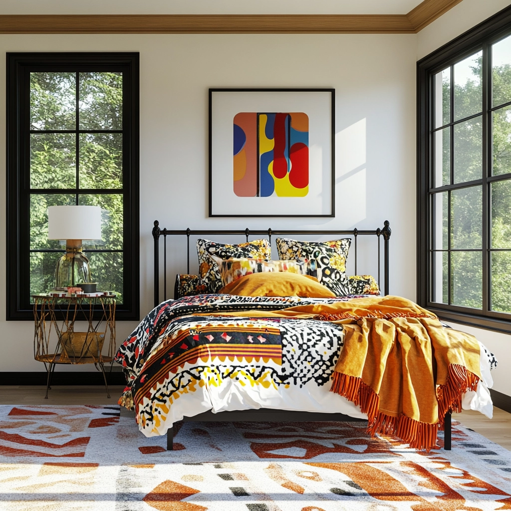 minimalist farmhouse bedroom 76
