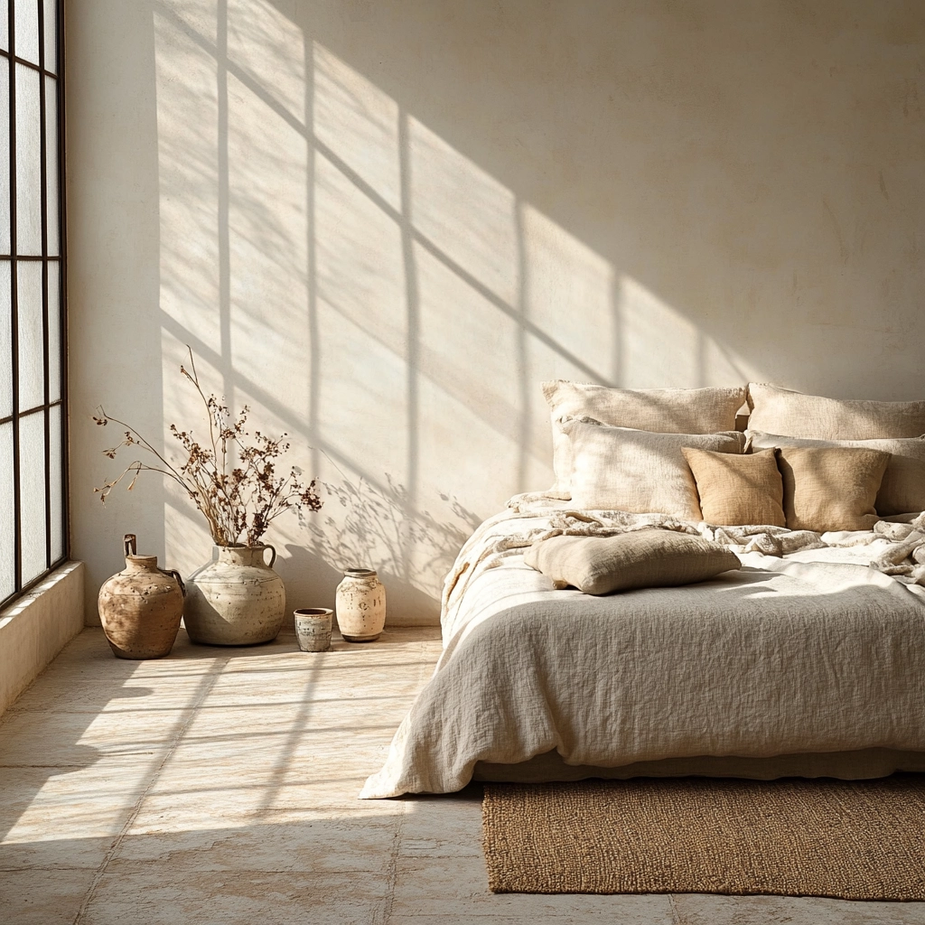modern boho farmhouse bedroom 12