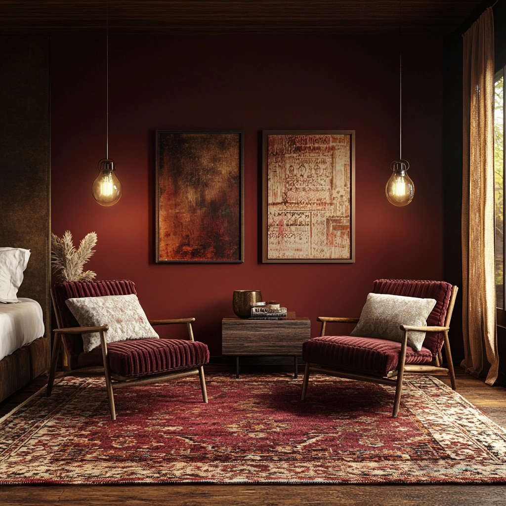 modern boho farmhouse bedroom 23