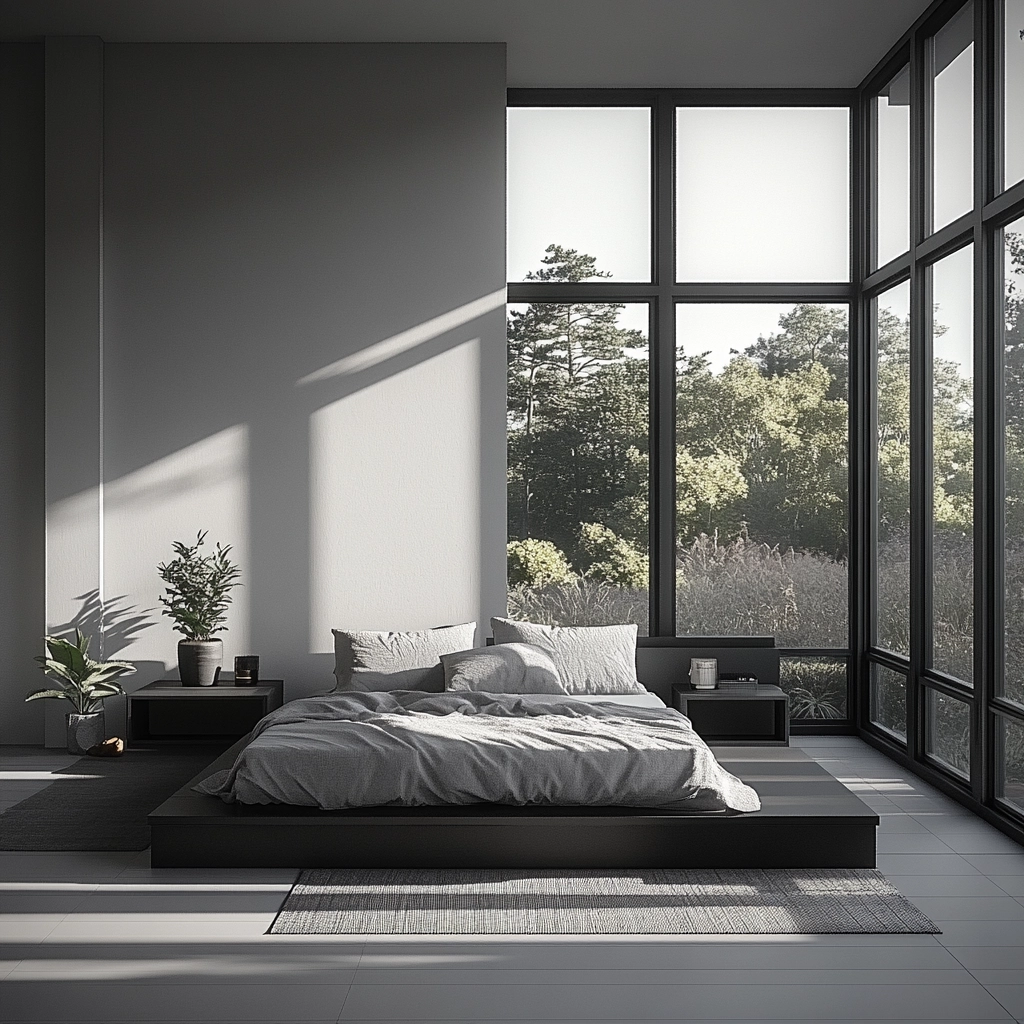 modern boho farmhouse bedroom 26