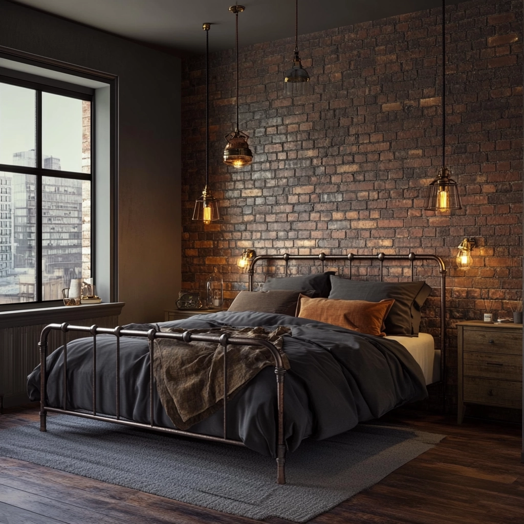 modern boho farmhouse bedroom 30