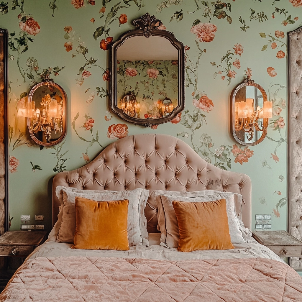 modern boho farmhouse bedroom 38