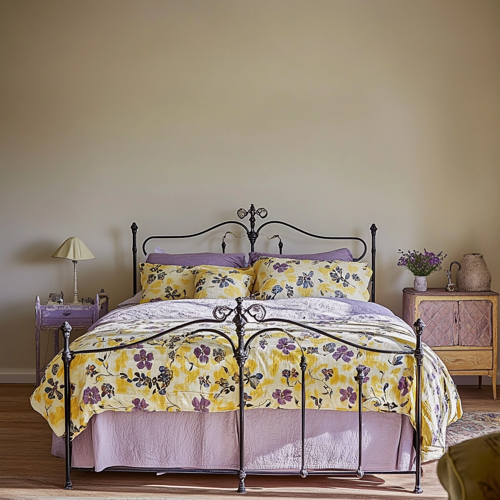 modern boho farmhouse bedroom 43