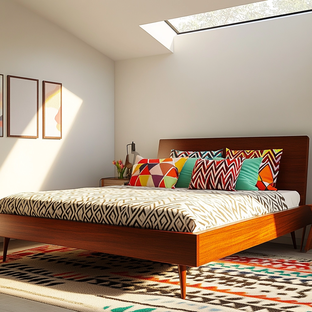 modern boho farmhouse bedroom 49