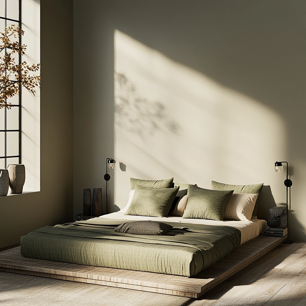 modern boho farmhouse bedroom 53