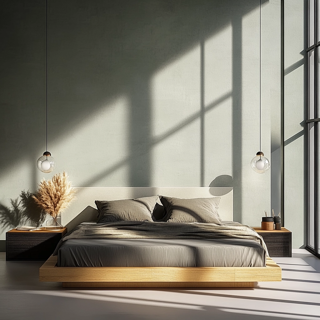 modern boho farmhouse bedroom 54