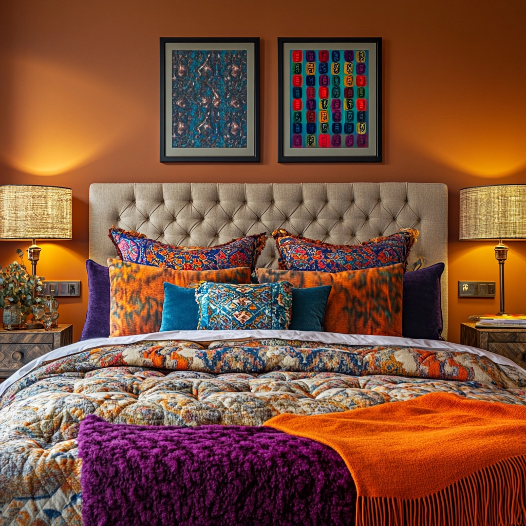 modern boho farmhouse bedroom 57