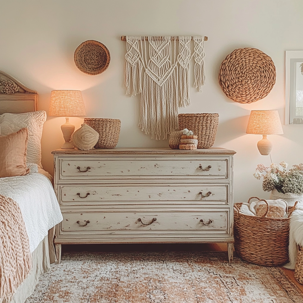 modern boho farmhouse bedroom 6