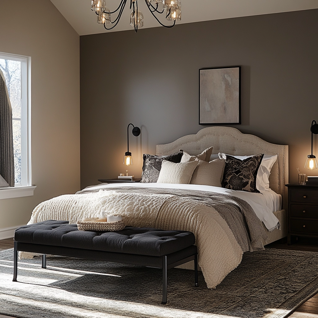 modern boho farmhouse bedroom 72