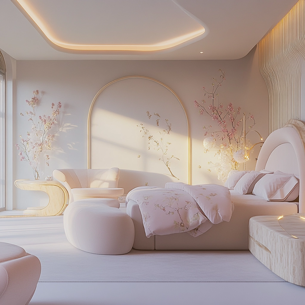 modern boho farmhouse bedroom 77