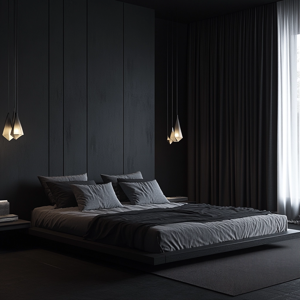 modern farmhouse bedroom curtains 46