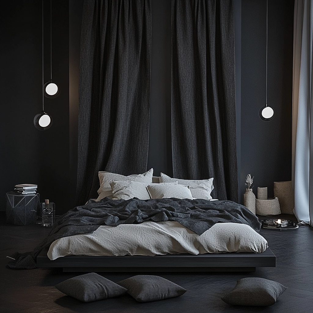 modern farmhouse bedroom curtains 48