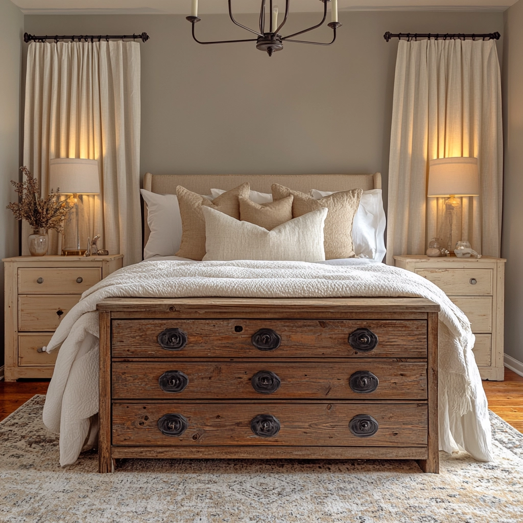 modern farmhouse bedroom curtains 5