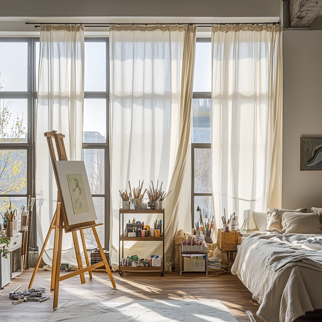 modern farmhouse bedroom curtains 62
